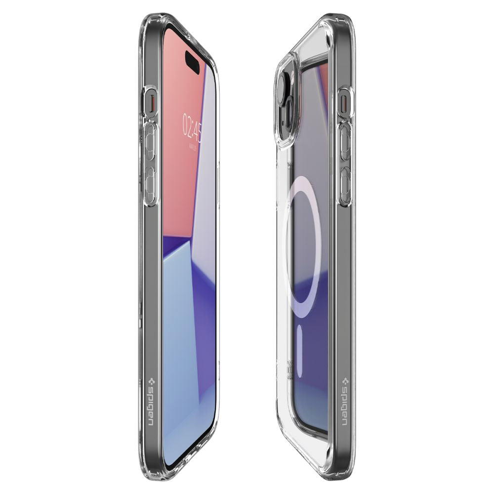Spigen Ultra Hybrid Mag Case with MagSafe for iPhone 15 - White