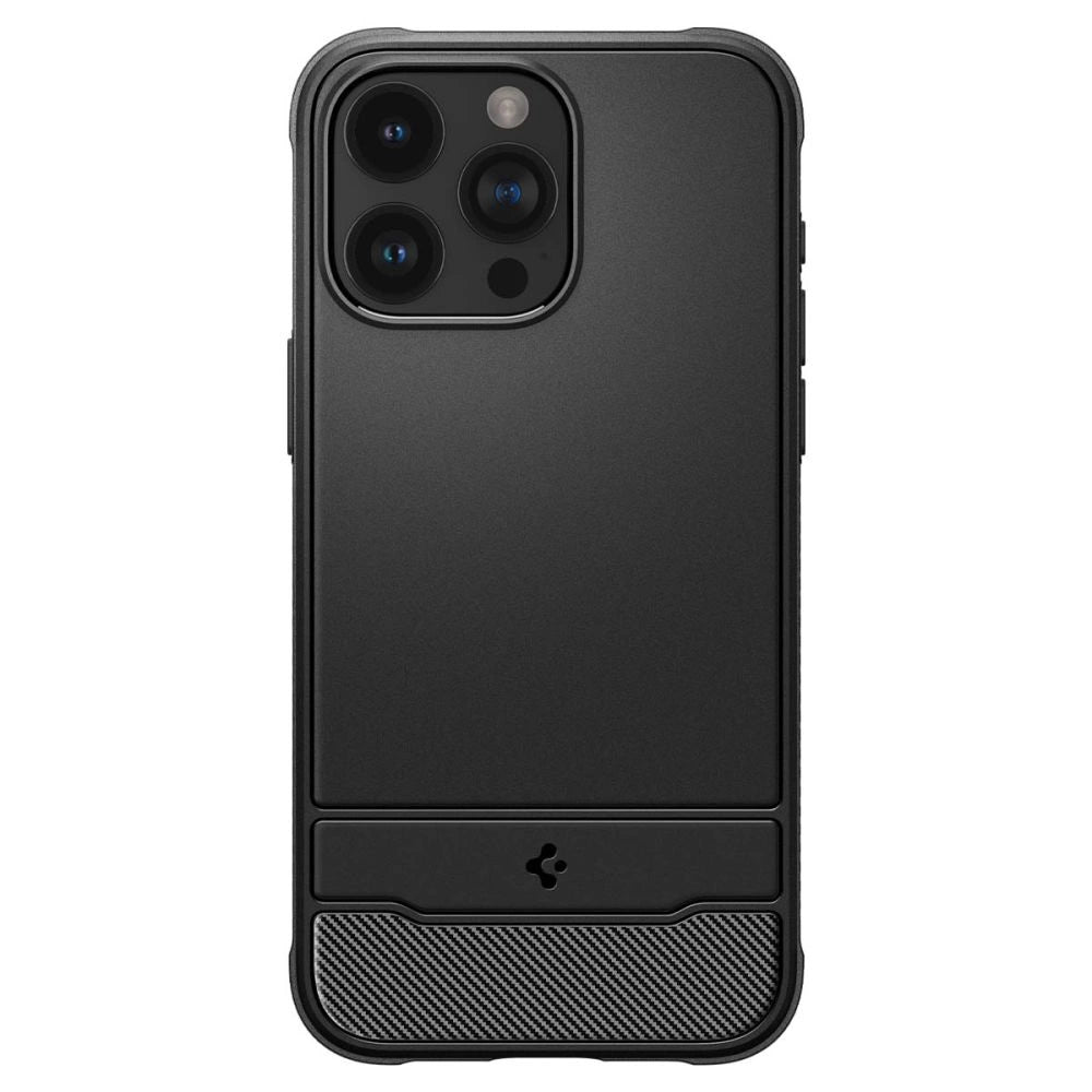 Spigen Rugged Armor Mag Case with MagSafe for iPhone 15 Pro Max - Matte Black