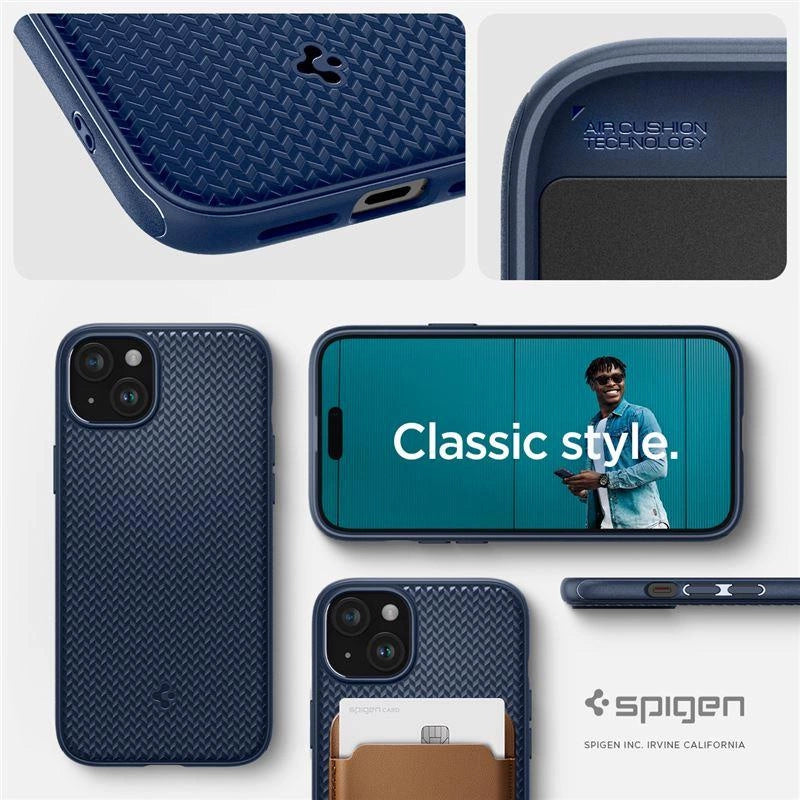 Spigen Mag Armor Case with MagSafe for iPhone 15 Plus - Blue