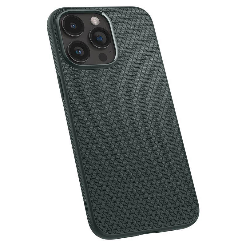 Spigen Liquid Air iPhone 15 Pro Max Case - Dark Green