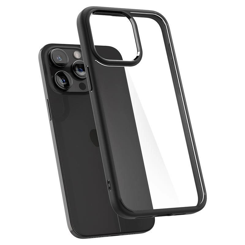 Spigen Crystal Hybrid iPhone 15 Pro Case - Black