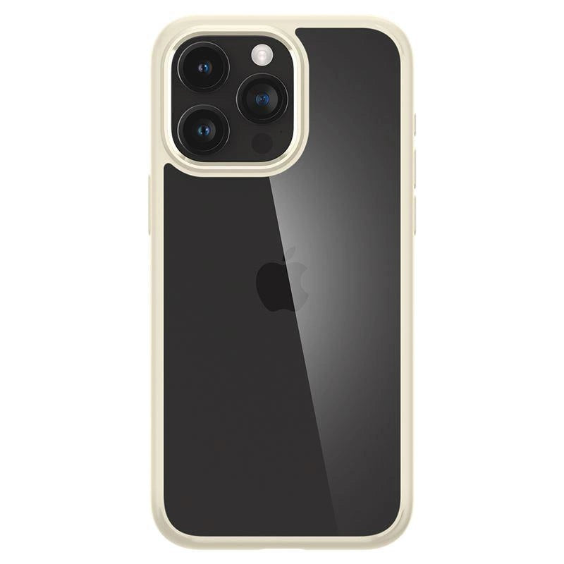 Spigen Crystal Hybrid Case for iPhone 15 Pro Max - Clear Beige