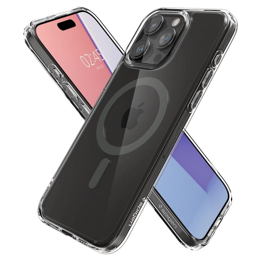 Spigen Ultra Hybrid Mag case with MagSafe for iPhone 15 Pro Max - graphite