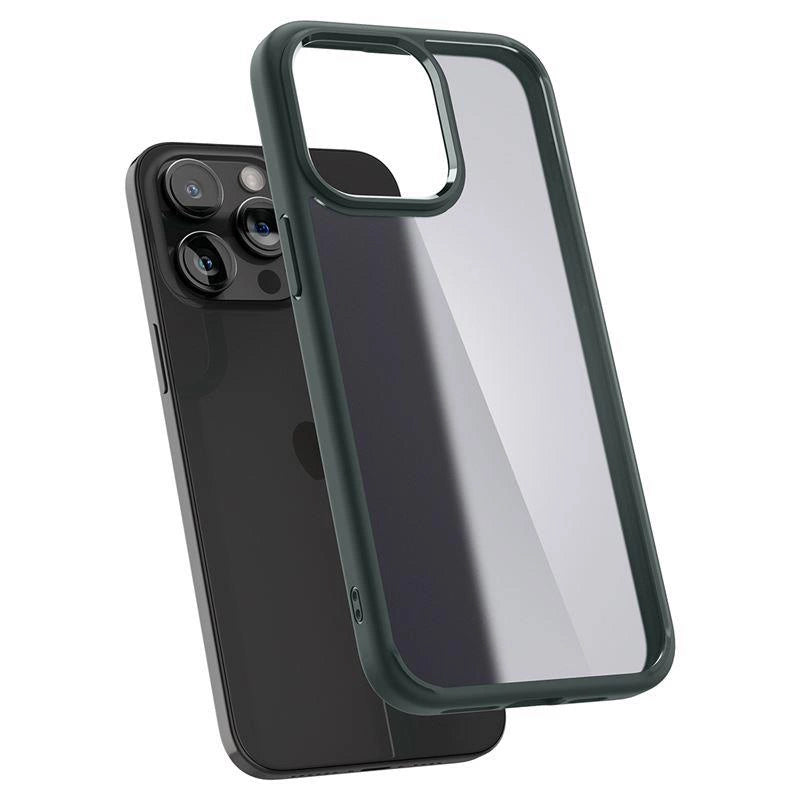 Spigen Ultra Hybrid iPhone 15 Pro Max Case - Dark Green