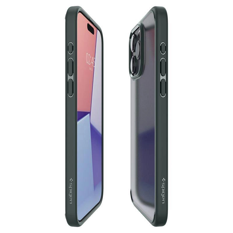 Spigen Ultra Hybrid iPhone 15 Pro Max Case - Dark Green