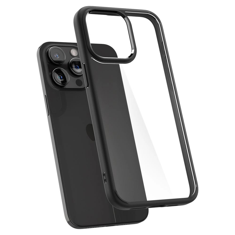 Spigen Ultra Hybrid iPhone 15 Pro Case - Matte Black