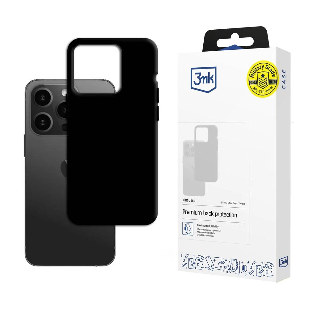 Apple iPhone 15 Pro Max - 3mk Matt Case sort