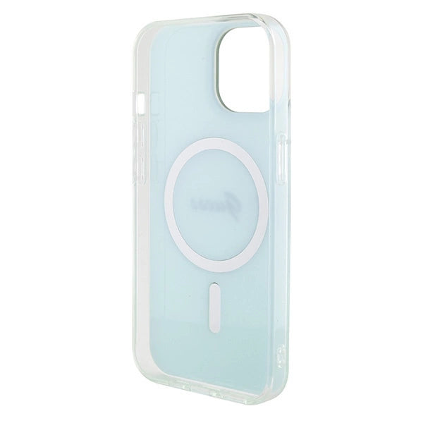 Guess GUHMP15SHITSQ iPhone 15 6.1" turkise/turkise hardcase IML Iridescent MagSafe