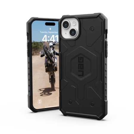 UAG Pathfinder MagSafe-hylster til iPhone 15 Plus - sort