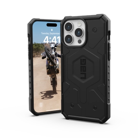 UAG Pathfinder MagSafe-fodral til iPhone 15 Pro Max - sort