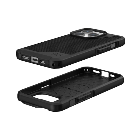 UAG Metropolis LT MagSafe-hylster til iPhone 15 Pro - sort kevlar