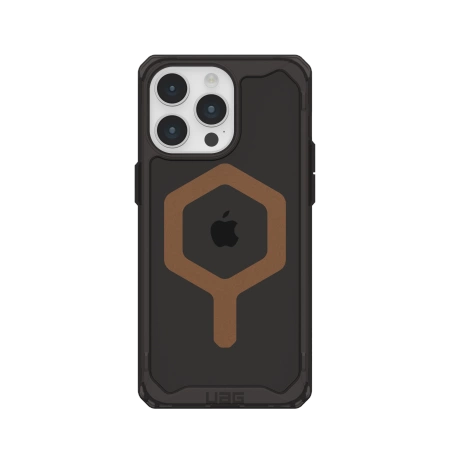 UAG Plyo MagSafe-fodral til iPhone 15 Pro Max - sort og brun