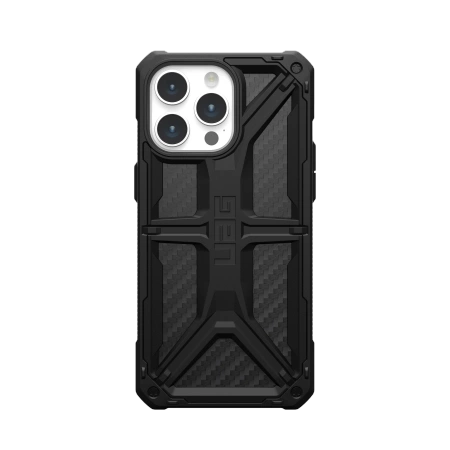 UAG Monarch-hylster til iPhone 15 Pro Max - sort kulstof