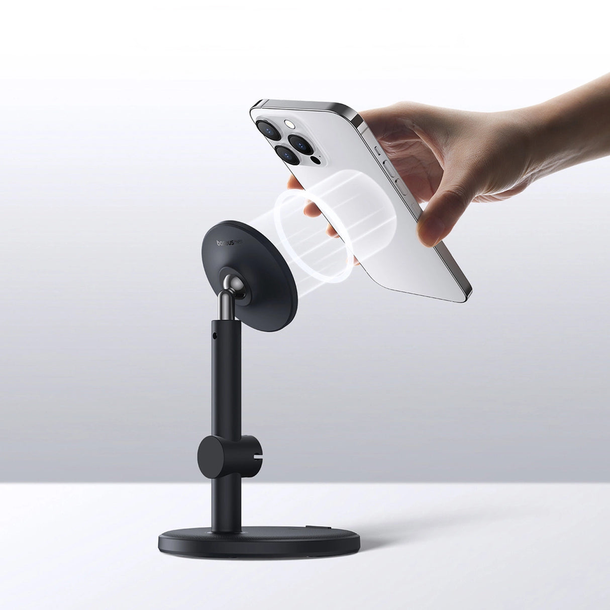 Baseus MagPro magnetisk stående holder til telefonen - sort