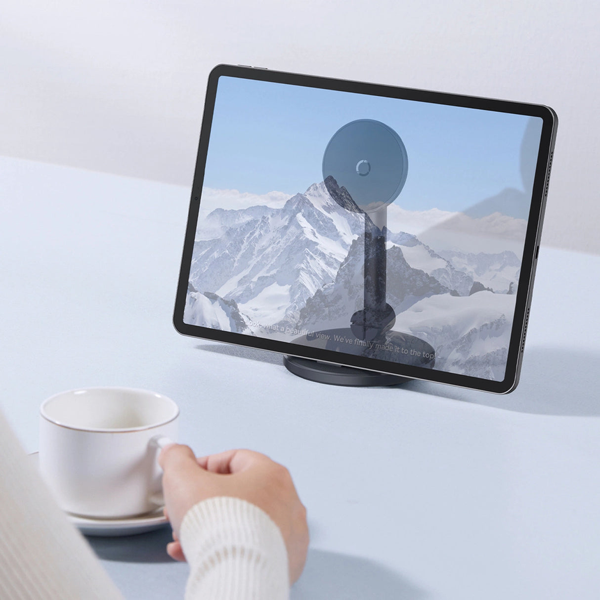 Baseus MagPro magnetisk stående holder til telefonen - sort