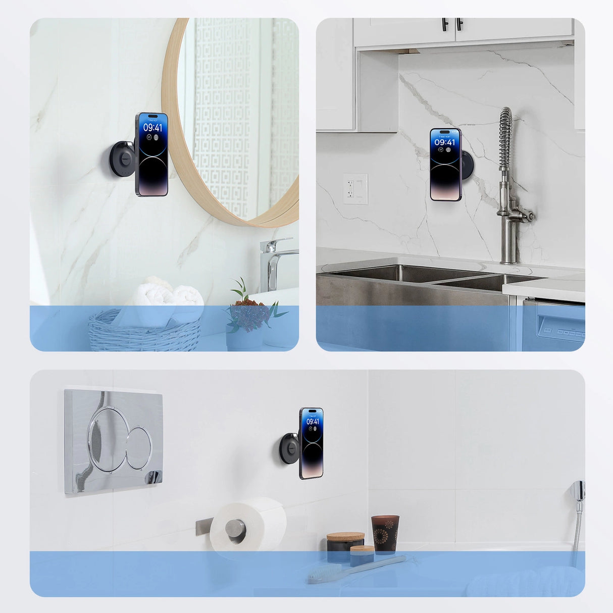 Baseus MagPro foldbar magnet holder til telefonen - sort