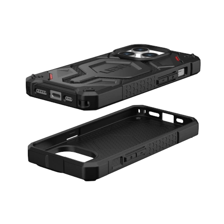 UAG Monarch Pro-kasse med MagSafe til iPhone 15 Pro - sort kevlar