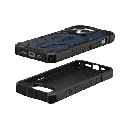 UAG Monarch Pro-kasse med MagSafe til iPhone 15 Pro - mørkblå