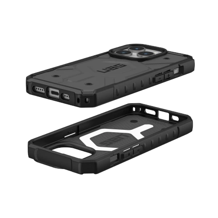 UAG Pathfinder MagSafe fodtøj til iPhone 15 Pro - sølv