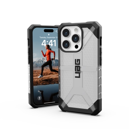 UAG Plasma-foder for iPhone 15 Pro - gennemsigtigt