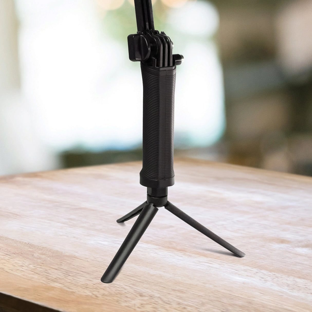 3 i 1 Monopod Tripod med Selfie Stick til GoPro - sort