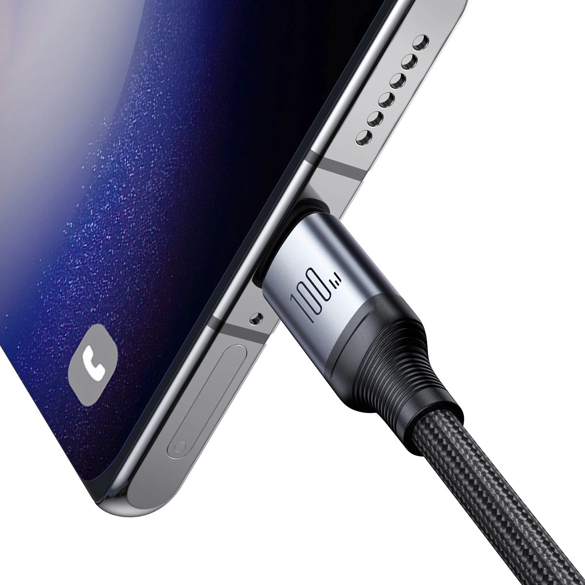 Joyroom Speedy Series S-A21 2in1 USB-C - USB-C / USB-C kabel 100W 1,5m - sort