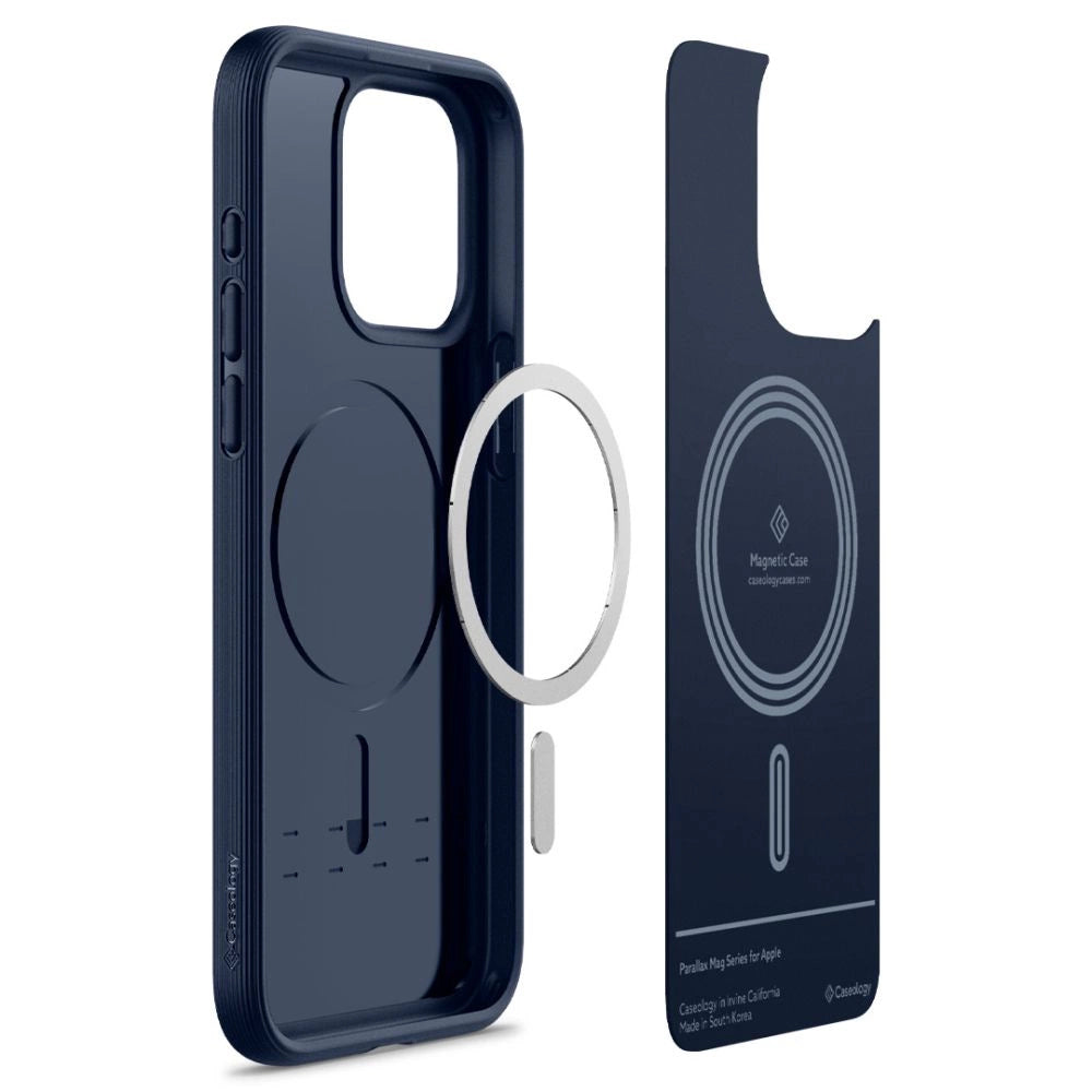 Caseology Parallax Mag Case with MagSafe for iPhone 15 Pro Max - Navy