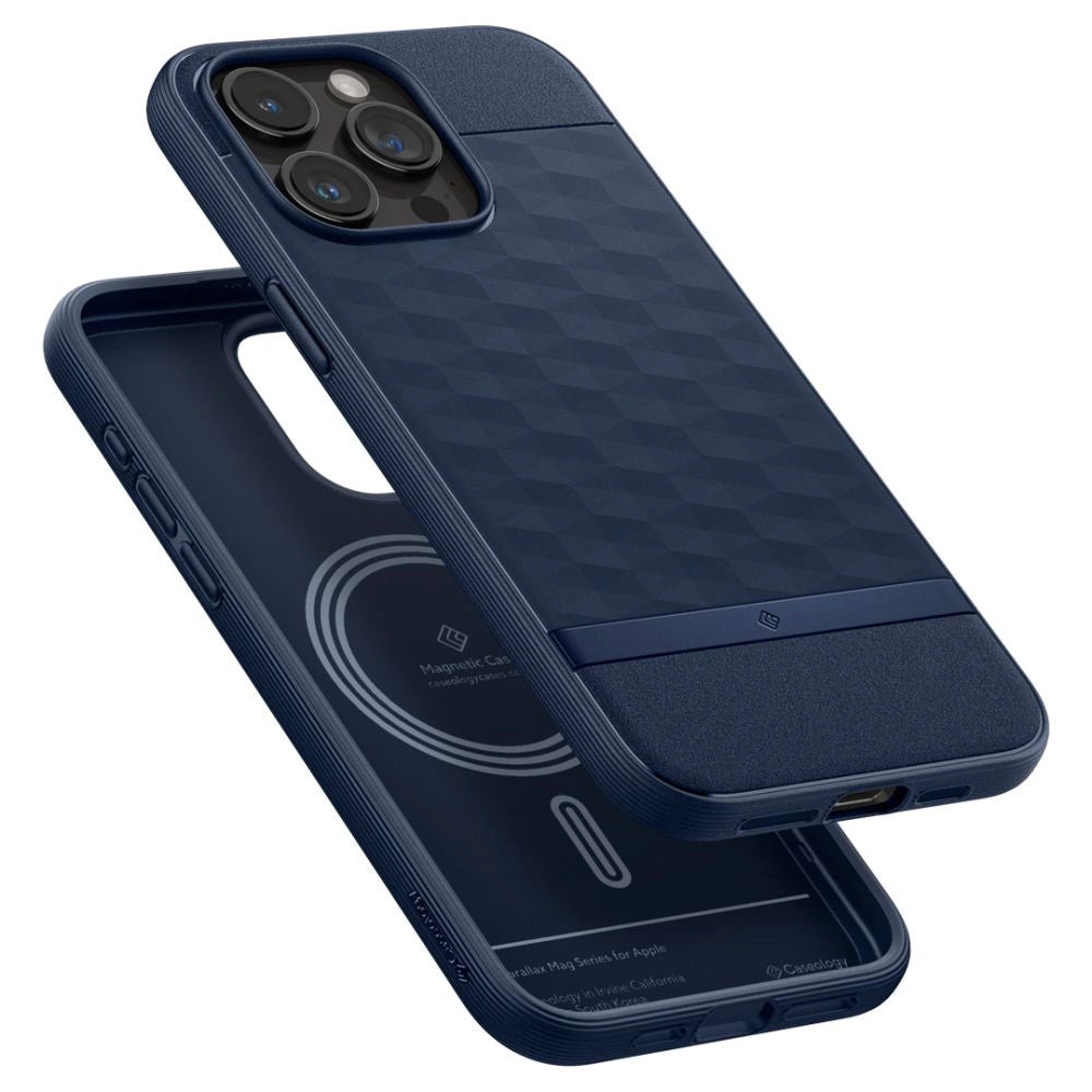Caseology Parallax Mag Case with MagSafe for iPhone 15 Pro Max - Navy