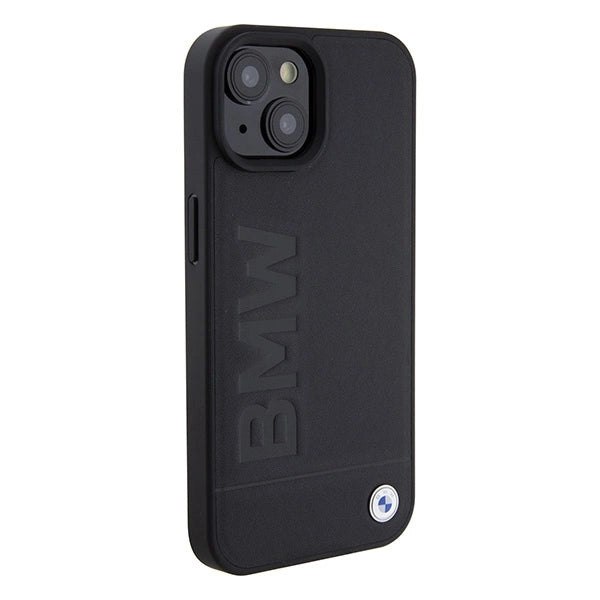 BMW BMHMP15SSLLBK iPhone 15 6.1" sort/sort Magsafe hardcase Signatur Logo Aftryk