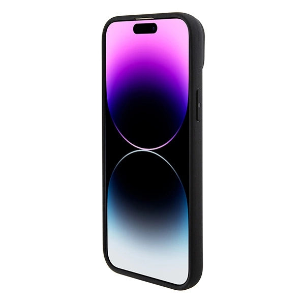 BMW BMHMP15SSLLBK iPhone 15 6.1" sort/sort Magsafe hardcase Signatur Logo Aftryk