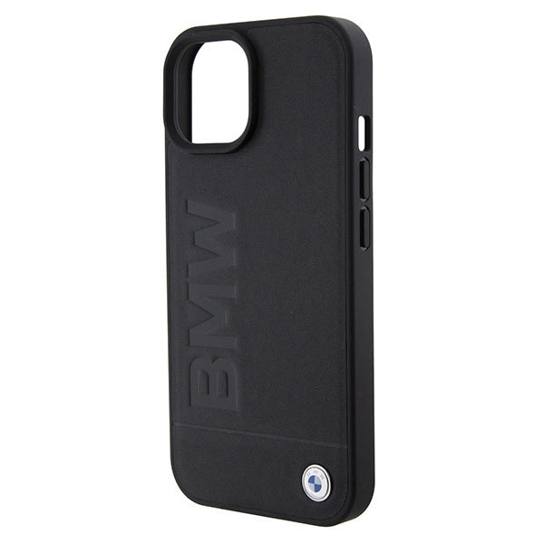 BMW BMHMP15SSLLBK iPhone 15 6.1" sort/sort Magsafe hardcase Signatur Logo Aftryk