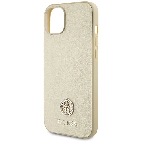 Guess GUHCP15MPS4DGPD iPhone 15 Plus 6.7" guld/guld hardcase Strass Metal Logo