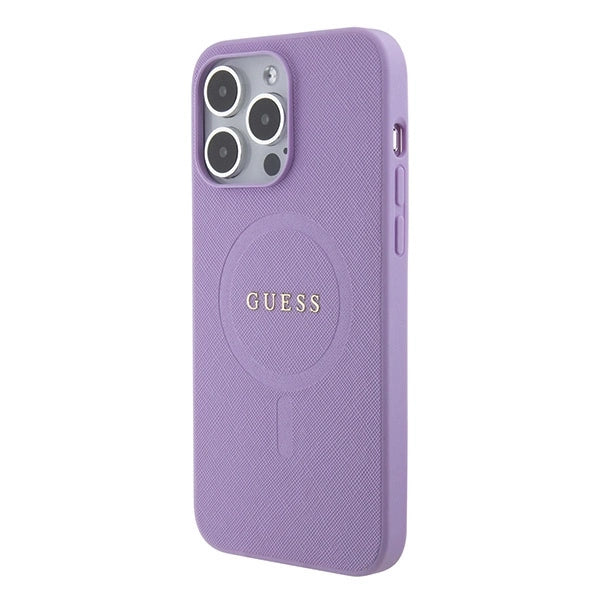 Guess GUHMP15XPSAHMCU iPhone 15 Pro Max 6.7" lilla/lila hardcase Saffiano MagSafe