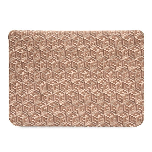 Guess GCube Stripes case til en 16" laptop - brun