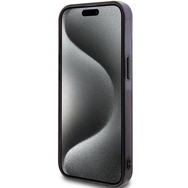 Karl Lagerfeld KLHMP15SHKHNOTK iPhone 15 6.1" transparent hardcase IML Karl`s Head MagSafe