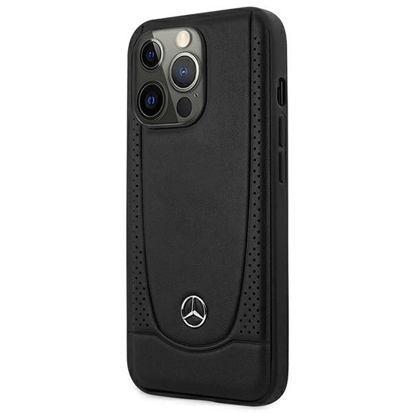 Mercedes MEHCP15XARMBK iPhone 15 Pro Max 6.7" sort/sort hårdkasse Læder Urban