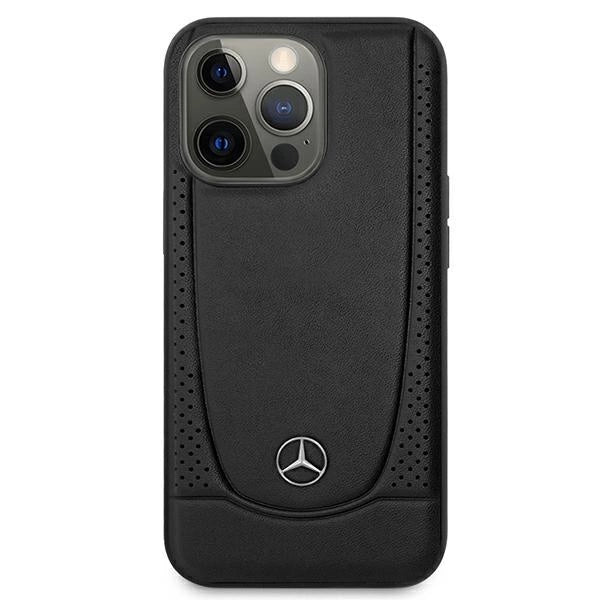 Mercedes MEHCP15XARMBK iPhone 15 Pro Max 6.7" sort/sort hårdkasse Læder Urban