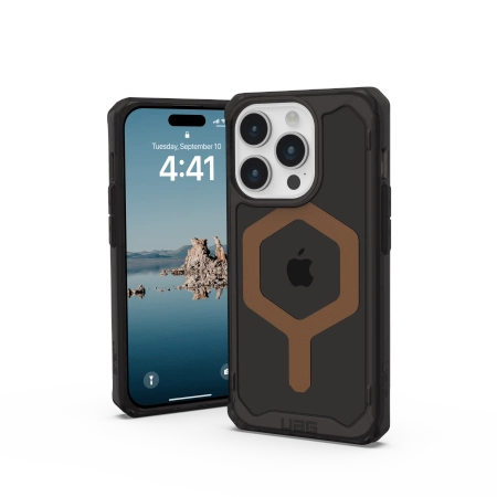 UAG Plyo MagSafe-fodral til iPhone 15 Pro - sort og brun