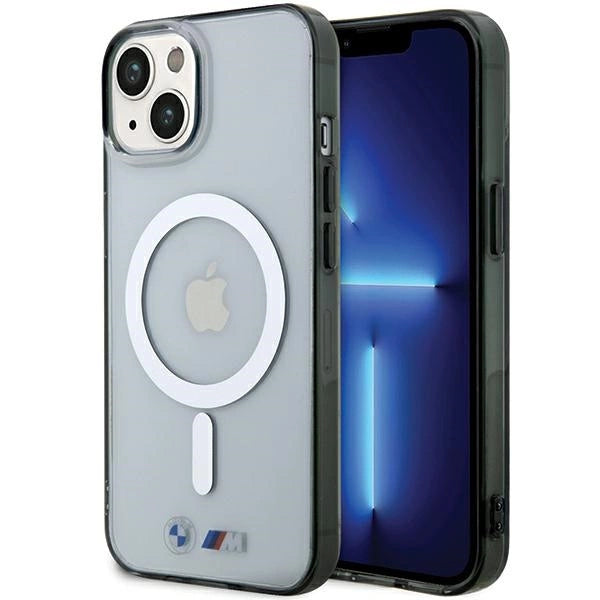 BMW Silver Ring MagSafe iPhone 15 Case - klar