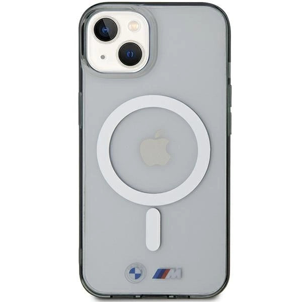 BMW Silver Ring MagSafe iPhone 15 Case - klar