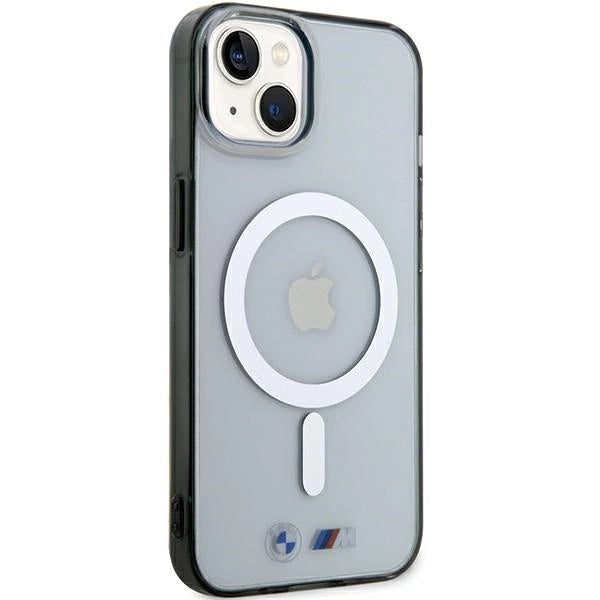 BMW Silver Ring MagSafe iPhone 15 Case - klar