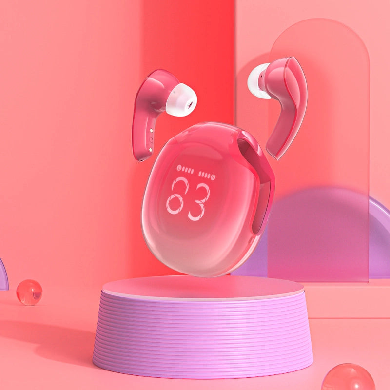 Acefast T9 Bluetooth 5.3 in-ear trådløse hovedtelefoner - rød