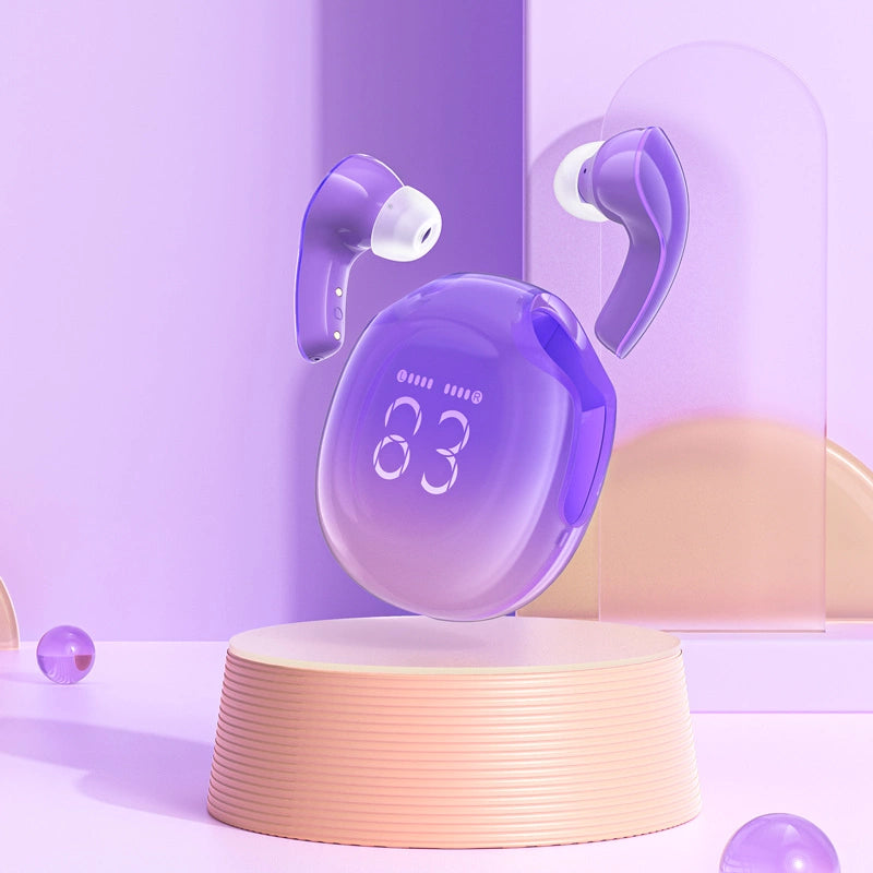 Acefast T9 Bluetooth 5.3 in-ear trådløse hovedtelefoner - lilla