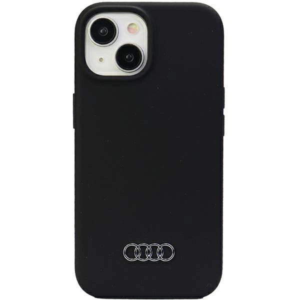 Audi Silicone Case til iPhone 15 - sort