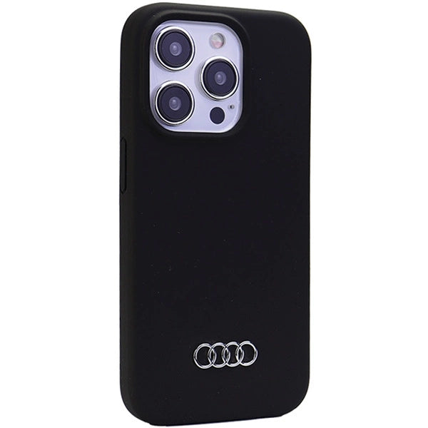 Audi Silicone Case til iPhone 15 Pro Max - sort