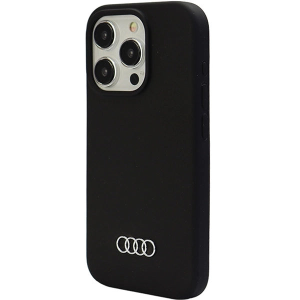 Audi Silicone Case til iPhone 15 Pro Max - sort