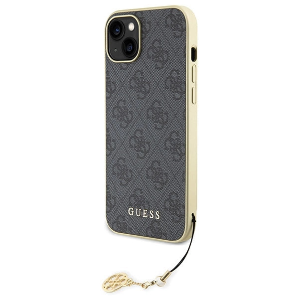 Guess 4G Charms Collection case til iPhone 15 Plus - grå