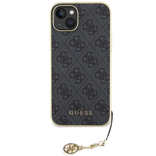 Guess 4G Charms Collection case til iPhone 15 Plus - grå