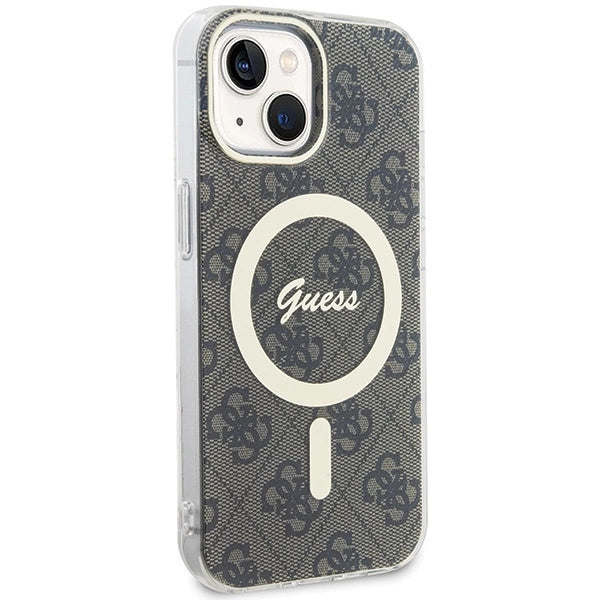 Guess IML 4G MagSafe iPhone 15 Plus Case - Brunt