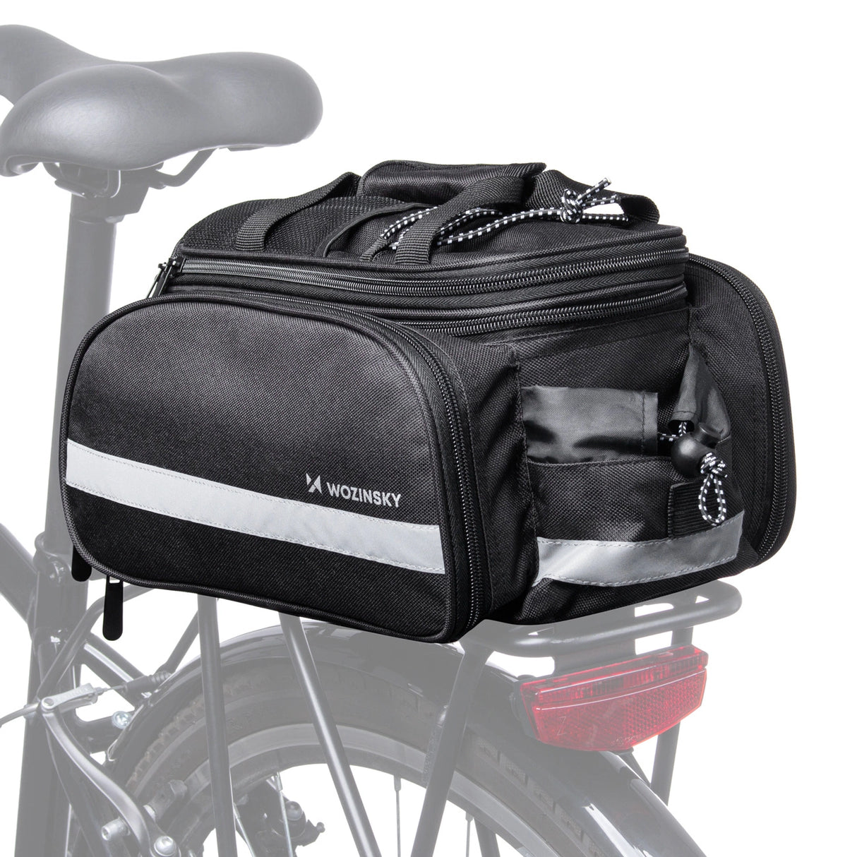 Wozinsky WBB36BK 27L cykeltaske - sort